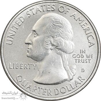 سکه کوارتر دلار 2014D پارک ملی آرچز - AU - آمریکا