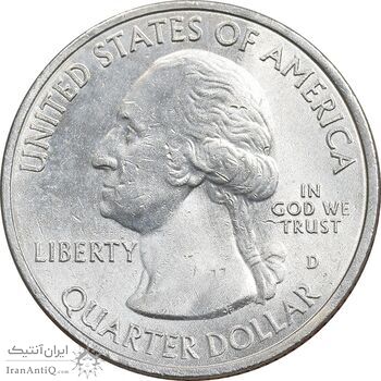 سکه کوارتر دلار 2018D ساحل دریاچه ملی راکس - AU - آمریکا