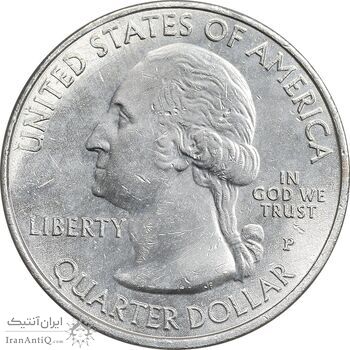 سکه کوارتر دلار 2016P پارک ملی تئودور روزولت - AU - آمریکا