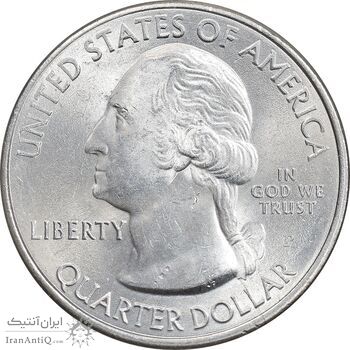 سکه کوارتر دلار 2018P جزیره کامبرلند - AU - آمریکا