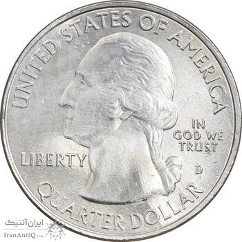 سکه کوارتر دلار 2018D جزایر آپوستل - AU - آمریکا