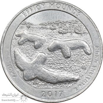 سکه کوارتر دلار 2017P بنای یادبود افیگی موندز - AU - آمریکا