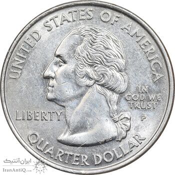 سکه کوارتر دلار 2005P ایالتی - کانزاس - MS61 - آمریکا