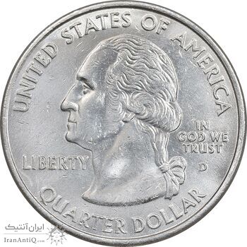 سکه کوارتر دلار 2005D ایالتی - کانزاس - AU58 - آمریکا