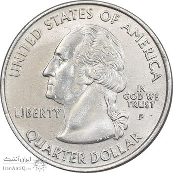 سکه کوارتر دلار 2005P ایالتی - کانزاس - AU58 - آمریکا