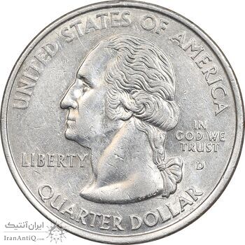 سکه کوارتر دلار 2000D ایالتی - کارولینای جنوبی - AU58 - آمریکا