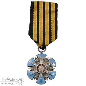 نشان پاس درجه 3 - با روبان فابریک - AU - محمد رضا شاه
