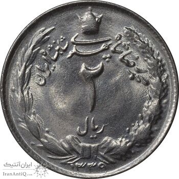 سکه 2 ریال 1339 - MS65 - محمد رضا شاه
