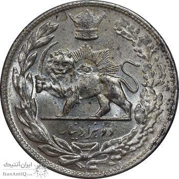 سکه 2000 دینار 1307 تصویری - MS62 - رضا شاه