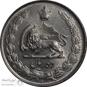 سکه 10 ریال 1335 - MS63 - محمد رضا شاه