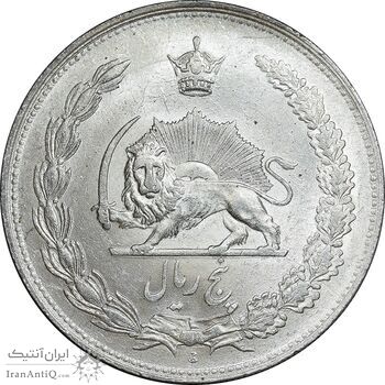 سکه 5 ریال 1310 - MS63 - رضا شاه