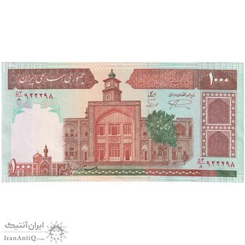 اسکناس 1000 ریال (نمازی - نوربخش) شماره کوچک - امضاء کوچک - تک - EF45 - جمهوری اسلامی