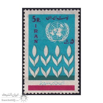 تمبر روز ملل متحد 1344 - محمدرضا شاه تمبر روز ملل متحد 1344 - محمدرضا شاه