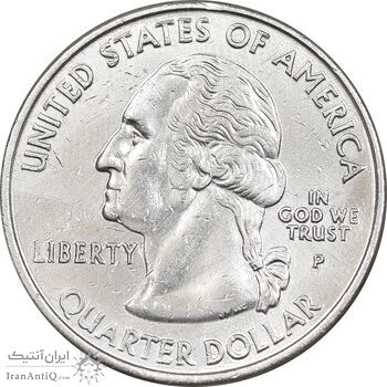 سکه کوارتر دلار 2002P ایالتی - تنسی - AU - آمریکا