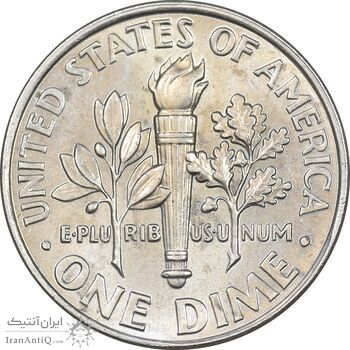 سکه 1 دایم 2019P روزولت - AU58 - آمریکا سکه 1 دایم 2019P روزولت - AU58 - آمریکا