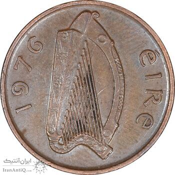 سکه 1 پنی 1976 جمهوری - EF45 - ایرلند