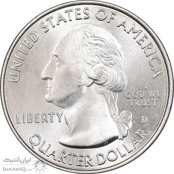 سکه کوارتر دلار 2014D پارک ملی تل‌ماسه‌های بزرگ - MS63 - آمریکا