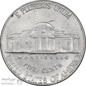 سکه 5 سنت 1999D جفرسون - MS61 - آمریکا