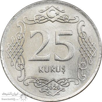 سکه 25 کروش 2020 جمهوری - MS62 - ترکیه