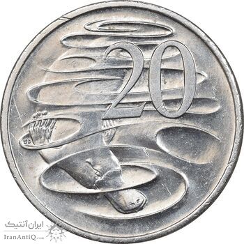 سکه 20 سنت 2019 الیزابت دوم - MS62 - استرالیا سکه 20 سنت 2019 الیزابت دوم - MS62 - استرالیا