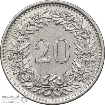 سکه 20 راپن 1966 دولت فدرال - MS61 - سوئیس سکه 20 راپن 1966 دولت فدرال - MS61 - سوئیس