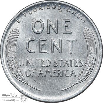 سکه 1 سنت 1943 لینکلن - MS62 - آمریکا