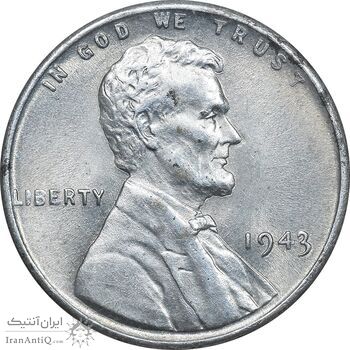 سکه 1 سنت 1943 لینکلن - MS61 - آمریکا