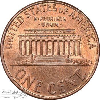 سکه 1 سنت 1996D لینکلن - MS63 - آمریکا