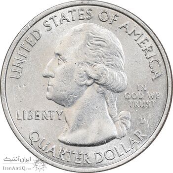 سکه کوارتر دلار 2012D - دنالی - AU58 - آمریکا