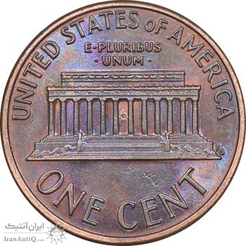 سکه 1 سنت 1991D لینکلن - AU55 - آمریکا