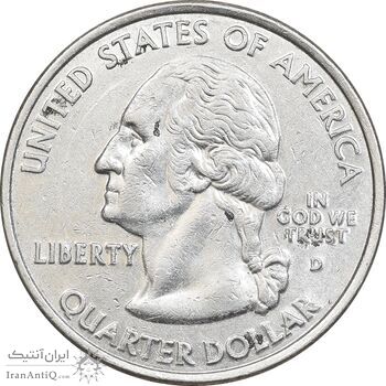سکه کوارتر دلار 2000D ایالتی - ویرجینیا - AU55 - آمریکا