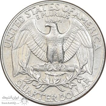 سکه کوارتر دلار 1998D واشنگتن - AU50 - آمریکا