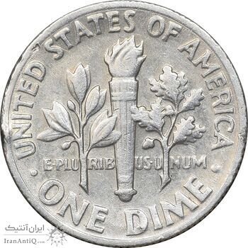 سکه 1 دایم 1972 روزولت - AU50 - آمریکا سکه 1 دایم 1972 روزولت - AU50 - آمریکا