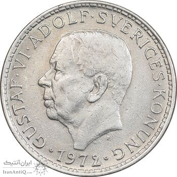سکه 5 کرون 1972 گوستاو ششم - AU50 - سوئد سکه 5 کرون 1972 گوستاو ششم - AU50 - سوئد