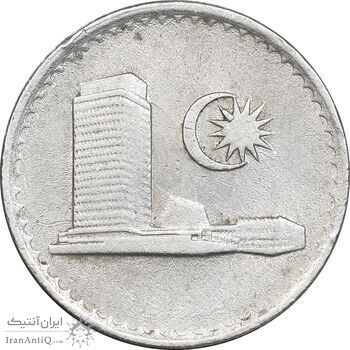 سکه 10 سن 1982 پادشاهی انتخابی - AU58 - مالزی