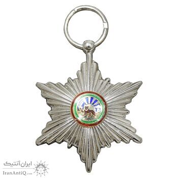 نشان همایونی درجه دو - شب - MS65 - رضا شاه