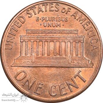 سکه 1 سنت 1989D لینکلن - MS62 - آمریکا