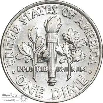 سکه 1 دایم 2003D روزولت - MS61 - آمریکا