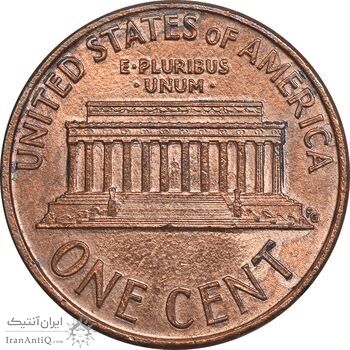 سکه 1 سنت 1991D لینکلن - AU58 - آمریکا