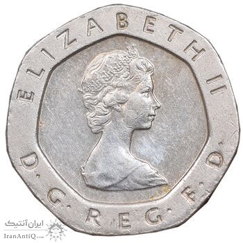 سکه 20 پنس 1982 الیزابت دوم - EF45 - انگلستان