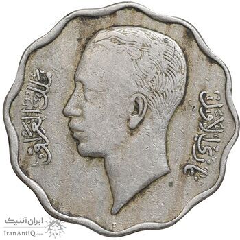 سکه 10 فلس 1938 غازی یکم - VF35 - عراق سکه 10 فلس 1938 غازی یکم - VF35 - عراق