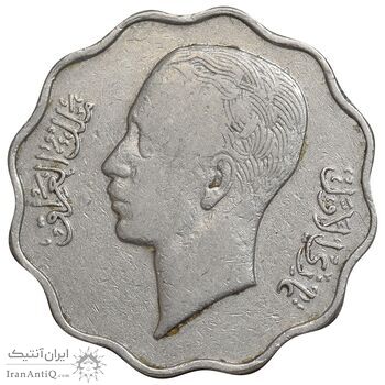 سکه 10 فلس 1938 غازی یکم - VF35 - عراق سکه 10 فلس 1938 غازی یکم - VF35 - عراق