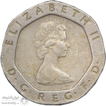 سکه 20 پنس 1982 الیزابت دوم - EF45 - انگلستان