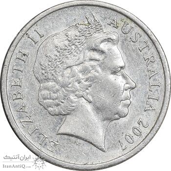 سکه 5 سنت 2007 الیزابت دوم - EF45 - استرالیا سکه 5 سنت 2007 الیزابت دوم - EF45 - استرالیا