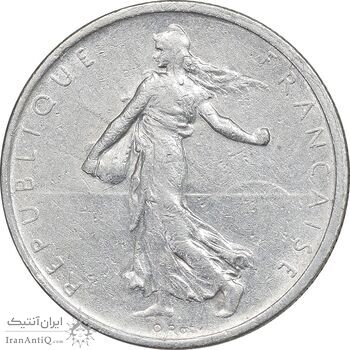 سکه 1/2 فرانک 1965 جمهوری کنونی - EF45 - فرانسه