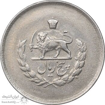 سکه 5 ریال 1336 مصدقی - AU50 - محمد رضا شاه