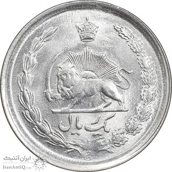 سکه 1 ریال 1338 - MS63 - محمد رضا شاه