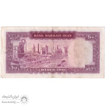 اسکناس 100 ریال (هویدا - سمیعی) - تک - VF30 - محمد رضا شاه اسکناس 100 ریال (هویدا - سمیعی) - تک - VF30 - محمد رضا شاه