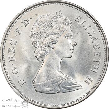 سکه 25 نیو پنس 1981 الیزابت دوم - MS61 - انگلستان