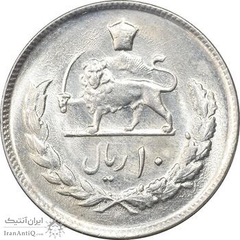 سکه 10 ریال 1352 عددی - MS61 - محمد رضا شاه سکه 10 ریال 1352 عددی - MS61 - محمد رضا شاه